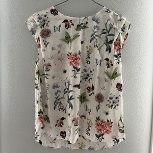 Joie Kelda Floral Print Top (Medium)